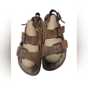 Betula Birkenstock Casual Brown Buckle Sandals